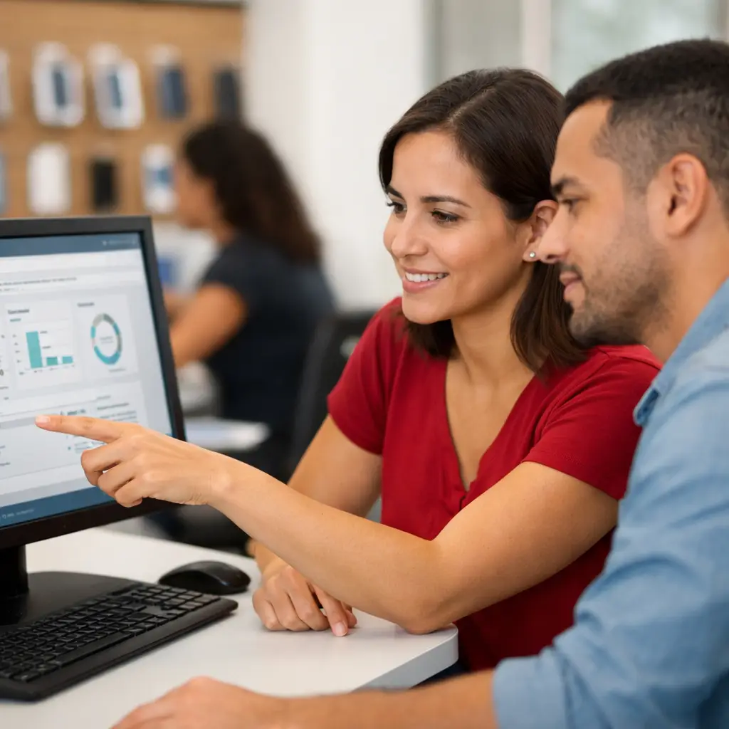Portal do cliente: menos ligação perguntando saldo, mais tempo para vender